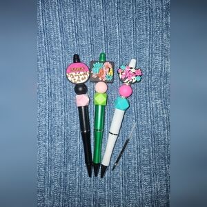 Mama Decorative Pen Set - Pink, Green, Teal Accents